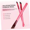 LALADEFIEE Travel Makeup Brush for Eyebrows 3 Pcs Brow Brush Set Ideal for Natural Wild Eyebrows view 4