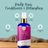 Advanced Daily Protective & Detangling Hair Milk | Nourishing Organic Leave-In Conditioning Repair and Renew Dry and damaged hair. Reduce Breakage and Support Hair Growth. 8 fl oz view 3