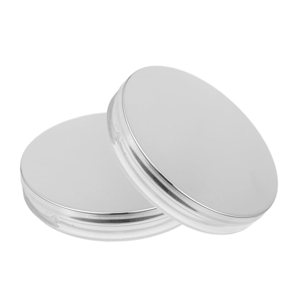 LALADEFIEE Makeup Powder Box Leakproof Design 2pcs Cosmetics Powder Case Reusable for Travel Office School Daily Use