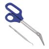 Toenail Scissors, Ergonomic Toe Nail Clippers Ingrown Toenail File Long Handled Toenail Scissors Nail Scissors Curved for Elderly Pregnant Woman (L) view 1