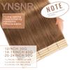 Tape in Hair Extensions Real Human Hair 24 Inch Tawny Brown Tape for Skin Weft Hair Extension Invisible Tape in Hair Extensions Straight Remy Human Hair for Women 20pcs view 3
