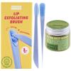 Handmade Heroes Lip Exfoliating Brush & Matcha Lip Scrub Bundle - Clean Beauty Sustainable Skincare view 1