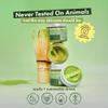 Handmade Heroes Lip Exfoliating Brush & Matcha Lip Scrub Bundle - Clean Beauty Sustainable Skincare view 4