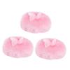 MUSISALY 6pcs Plush Powder Puff for Talcum and Prickly Heat and Safe for Delicate Bowknot Design for Body Use view 1