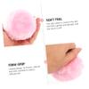 MUSISALY 6pcs Plush Powder Puff for Talcum and Prickly Heat and Safe for Delicate Bowknot Design for Body Use view 3