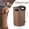 Collapsible Foot Bath Basin with Drainage Hole, Portable Foot Soak Tub with Handles, Travel & Camping Foot Spa Water Bucket view 2