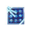 1PACK Floral Scented Bath Rose Flower Petals Shaped Plant Rose Sweet Gift Set for Mother's Day Blue view 1