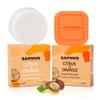 Argan Oil Shampoo and Conditioner Bar Set - Boost Hair Growth, Repair & Hydrate, Citrus Orange Scent, Sulfate-Free, 2 Bars for Curly Dry Hair view 1