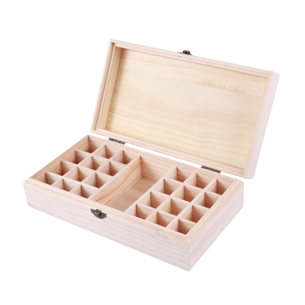 BELLIFFY Bottle Storage Box Wooden Travel Case for Organizing Bottles Lightweight Design for Easy Carrying and Display