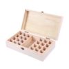 BELLIFFY Bottle Storage Box Wooden Travel Case for Organizing Bottles Lightweight Design for Easy Carrying and Display view 1