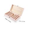 BELLIFFY Bottle Storage Box Wooden Travel Case for Organizing Bottles Lightweight Design for Easy Carrying and Display view 2