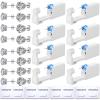 24 Pcs Ear Piercing Kit Disposable Ear Piercing Gun Kit with 8 Pcs Self Piercing Gun and 8 Pcs Earrings Stud 8 Pcs Cleaning Pads, 4mm view 1