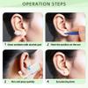 24 Pcs Ear Piercing Kit Disposable Ear Piercing Gun Kit with 8 Pcs Self Piercing Gun and 8 Pcs Earrings Stud 8 Pcs Cleaning Pads, 4mm view 3