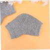 BELLIFFY 2pairs Gel Heel Socks Moisturizing Anti-Crack Socks for Men and Women Breathable Grey Design for Nighttime Wear Exfoliating Treatment for Dry Cracked Feet view 3