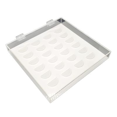 12 Pairs False Eyelashes Clear Storage Box Transparent Acrylic Display For Case Cosmetic Container Holder Tray