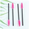 BELLIFFY 100pcs Eyelash Curler Plastic Handle Disposable Mascara Wands for Professional Personal Use Rosy view 2