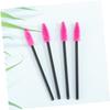 BELLIFFY 100pcs Eyelash Curler Plastic Handle Disposable Mascara Wands for Professional Personal Use Rosy view 3