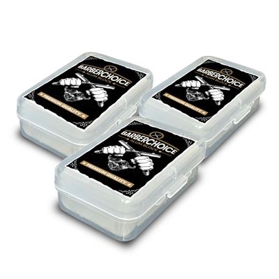 Pacific Pelican Alum Block for Shaving - Premium Quality | Razor Burn Relief & Skin Soothing Aftershave in Durable Plastic Case | Pack of 3