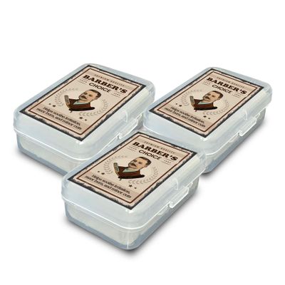 Pacific Pelican Barbers Choice Alum Block  Premium Natural Potassium Alum for Razor Burn Relief & Post-Shave Care | Pack of 3