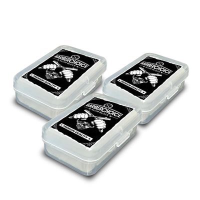 Pacific Pelican Alum Block for Shaving - Premium Quality | Razor Burn Relief & Skin Soothing Aftershave in Durable Plastic Case | Pack of 3