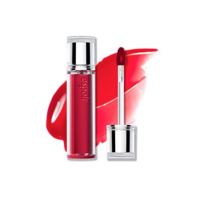 Espoir Couture Lip Tint Glaze #12 Cherry Sorbet | Volumizing Lip Stain with Juicy Texture, Long-Lasting & Vibrant Colors, Moisturizing & Hydrating, Glossy Formula, Vegan, Korean Makeup, 0.14 oz