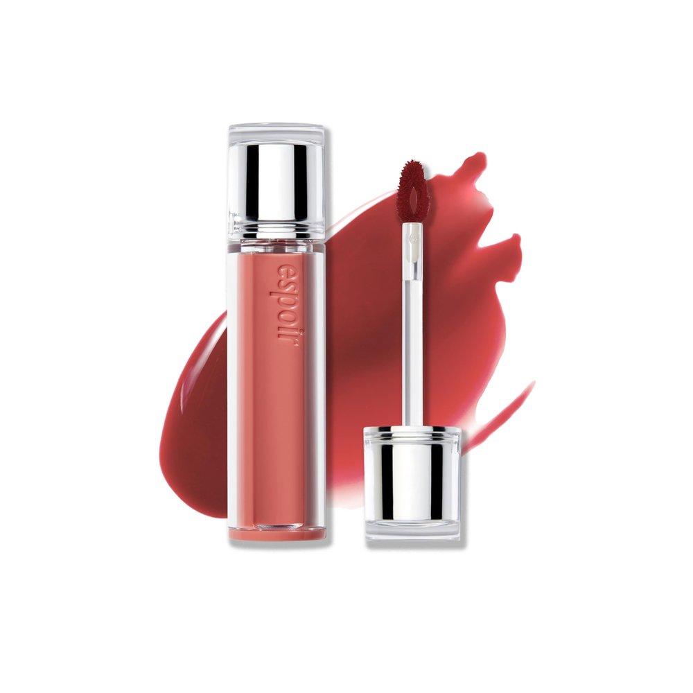 Espoir Couture Lip Tint Glaze #10 Under Mauve | Volumizing Lip Stain with Juicy Texture, Long-Lasting & Vibrant Colors, Moisturizing & Hydrating, Glossy Formula, Vegan, Korean Makeup, 0.14 oz