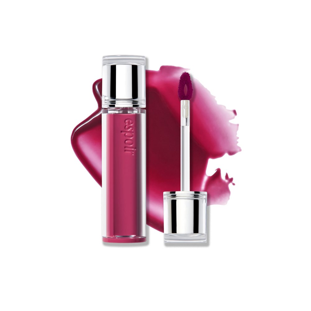 Espoir Couture Lip Tint Glaze #20 Plum Compote | Volumizing Lip Stain with Juicy Texture, Long-Lasting & Vibrant Colors, Moisturizing & Hydrating, Glossy Formula, Vegan, Korean Makeup, 0.14 oz