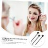 ASAKKURA 3pcs Dual Eyebrow Eyelash Brush Portable Handle Eyebrow Shaper Eyelash Curler Comb for Precise Grooming Travel Salon Personal Use view 3