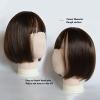 11.8 Inch Canvas Block Wig Head, Mannequin Wig Head, Manikin Head Block Set, with Head Pins, Suitable for Making Wigs Mannequin Head, Wigs Making, Display view 2