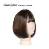 11.8 Inch Canvas Block Wig Head, Mannequin Wig Head, Manikin Head Block Set, with Head Pins, Suitable for Making Wigs Mannequin Head, Wigs Making, Display view 3
