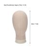 11.8 Inch Canvas Block Wig Head, Mannequin Wig Head, Manikin Head Block Set, with Head Pins, Suitable for Making Wigs Mannequin Head, Wigs Making, Display view 4
