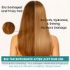 BELEMIR Keratin Hair Mask  Deep Conditioning for Damaged Hair  Collagen & Argan Oil Treatment  Hydrating & Repairing  Sulfate & Paraben Free  500 ml / 16.9 fl oz view 2