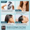 BELEMIR Keratin Hair Mask  Deep Conditioning for Damaged Hair  Collagen & Argan Oil Treatment  Hydrating & Repairing  Sulfate & Paraben Free  500 ml / 16.9 fl oz view 3