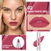 evpct Silky Lip Liner Pencil Retractable, Ruby Red Smooth Lip Liner Creamy Velvet Lipliner Long-Lasting for Korean Makeup Contouring Matte Lip High Pigmented Rich Colors Crayon Lipstick Pen 02 view 2