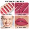 evpct Silky Lip Liner Pencil Retractable, Ruby Red Smooth Lip Liner Creamy Velvet Lipliner Long-Lasting for Korean Makeup Contouring Matte Lip High Pigmented Rich Colors Crayon Lipstick Pen 02 view 4