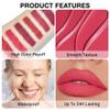 evpct Silky Lip Liner Pencil Retractable, Carmine Red Smooth Lip Liner Creamy Velvet Lipliner Long-Lasting for Korean Makeup Contouring Matte Lip High Pigmented Rich Colors Crayon Lipstick Pen 07 view 4
