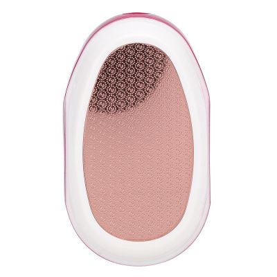 2 in 1 Stainless Steel Foot Scraper, Home Foot File Callus Remover Simple Use and Effective Exfoliation for Dead Skin and Calluses (Rose red)