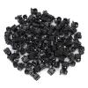 100PCS Black Plastic Mini Clips - Strong Grip, and Lovely Design for Hair Accessories view 1