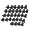 100PCS Black Plastic Mini Clips - Strong Grip, and Lovely Design for Hair Accessories view 2