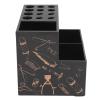 NOENNULL Barber Tools Holder, Barber Scissors Holder Box Professional Scissor Holder Storage Desktop Hairdressing Tools Storage Box for Hairstyling Hair Clipper Brushes Combs Clips view 2