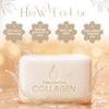 100% Pure Collagen Bar Soap For Men & Women | Natural Hand & Bath, Face & Body Soap Bar, Hydrating Body Soap Bars For Gentle Brightening Collagen Skin Care | Body Wash & Skin Care By Dewy Derma view 3