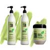 RECAMIER PROFESSIONAL SALON IN Vegan Keratin & Collagen Line 3-PIECE HAIR KIT with Shampoo 33.8 fl.oz. + Conditioner 33.8 fl.oz.+ Recharge Intensive Mask 17.6oz. view 1