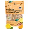 Pink Sky Makeup Remover Wipe for Face - Ultra Soft, Mini Makeup Wipes Individually Wrapped, Travel Makeup Wipe, Gently Cleanse & Remove, 40 Count (40 Wipes, VITAMIN C & CITRUS) view 1