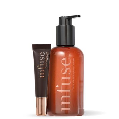 Infuse Under Eye Cream Anti Aging & Foaming Facial Cleanser For Woman & Man For Mature Skin Hydrating Niacinamide