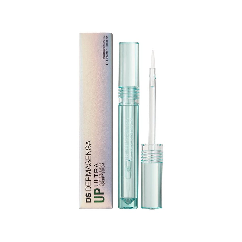 Ds Dermasensa Up Ultra Peptide Lash & Brow Serum Boosts Growth, Density & Curl | Nourishing Botanical & Biotech Formula for Stronger, Fuller Lashes & Brow