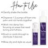 Virgo de Novo Dark Purple Toning & Styling Foam - Brightens Blondes - Brondes - Removes Dark Yellow & Brassy Tones on Balayaged, Bleached, or Highlighted Hair - Adds Natural Body - 7.1 oz view 3