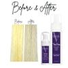 Virgo de Novo Dark Purple Toning & Styling Foam - Brightens Blondes - Brondes - Removes Dark Yellow & Brassy Tones on Balayaged, Bleached, or Highlighted Hair - Adds Natural Body - 7.1 oz view 4