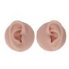 ZJchao Fake Ears, Ear Model Soft Silicone High Simulation Fake Body Parts Silicone Earrings Human Ear Model for Piercing Practice and Jewelry Display Acupuncture Teaching Tool (2) view 3