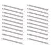 20PCS Rhinestone Bobby Pins Decorative Bobby PinsSilver Bobby Pins for Hair,for Hair Fancy Hair ClipsElegant Rhinestone Hair Pins Alloy Crystal Hair ClipsDiamond Hair Accessories Metal view 1