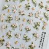 5D Embossed Nail Stickers for Nail Art - Self-Adhesive Floral Nail Decals, Summer Plant Nail Art Stickers for Manicure Decoration (1941) view 4